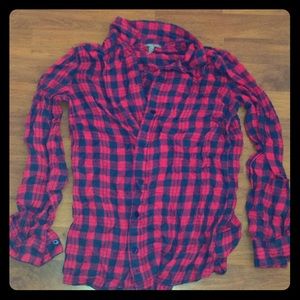 Charlotte Russe flannel size S.
